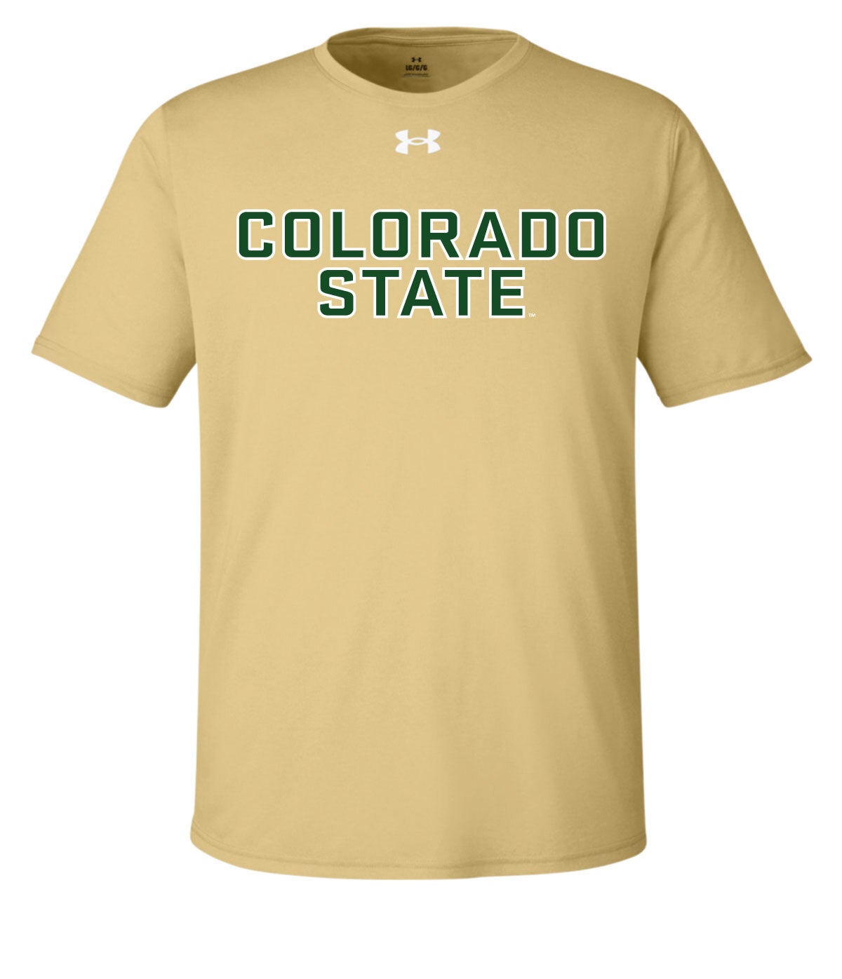 CSU Rams Vegas Gold Under Armour Men s Team Tech T Shirt BT