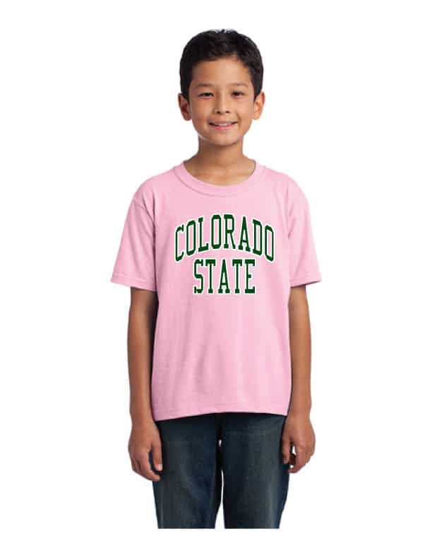 CSU Rams Pink Kids T shirt BT Green and Gold Shop