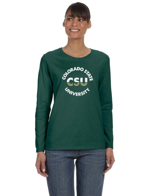 Youth Champion Green Colorado State Rams Jersey Long Sleeve T-Shirt