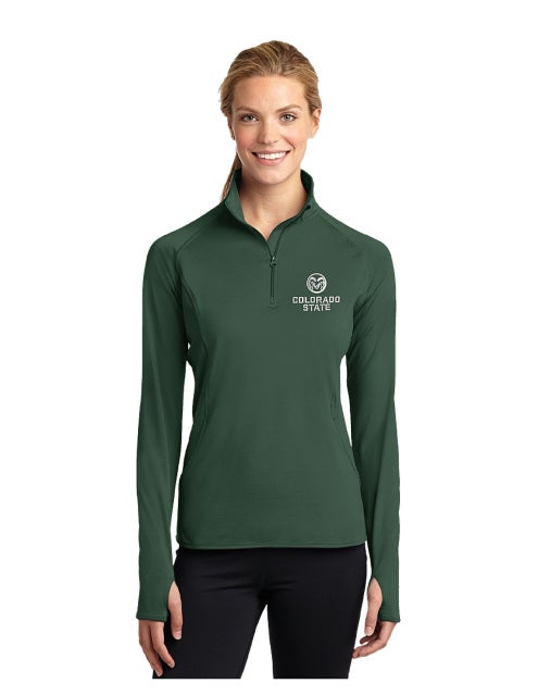 Men's Colosseum Cream Colorado State Rams Activities Quarter-Zip Jacket